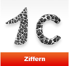 Ziffern und Buchstaben